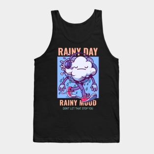 Rainy Day Rainy Mod / Cloud / Rain / Fall Tank Top